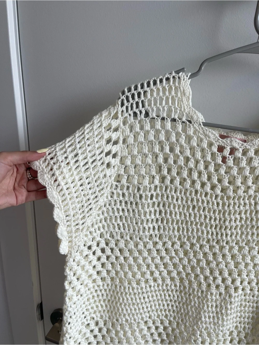 Show Me Your MuMu Cream Crochet Cover Up